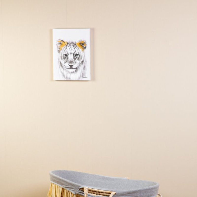 Childhome Kosz mojżesza Boho z materacykiem + Pokrowiec Jersey Grey CHILDHOME