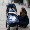 LA MILLOU - VELVET COLLECTION - ASPEN WINTERPROOF STROLLER BAG UNI LIGHT - MULBERRY LA MILLOU - VELVET COLLECTION - ASPEN WINTERPROOF STROLLER BAG UNI LIGHT - MULBERRY