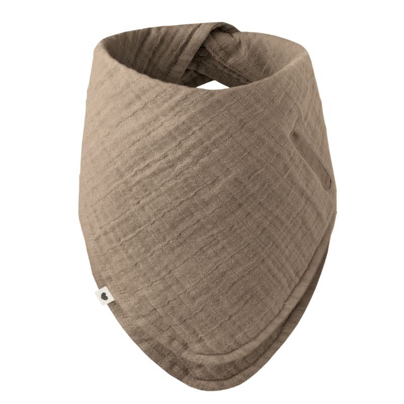 BIBS BANDANA BIB 100% GOTS organic cotton, DARK OAK