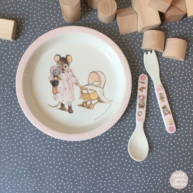 Talerzyk deserowy fi 18 cm Ernest i Celestyna | Petit Jour Paris®