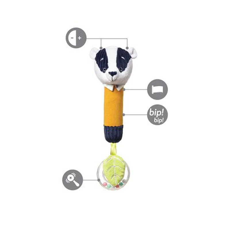 BABYONO - 1432 Piszczek z gryzakiem BADGER EDMUND