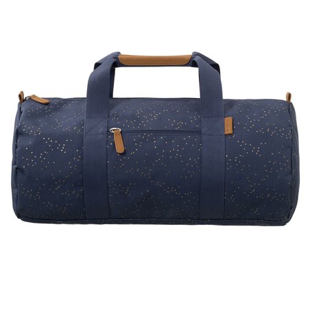 Fresk Torba Weekend bag Złote kropki Indigo FRESK