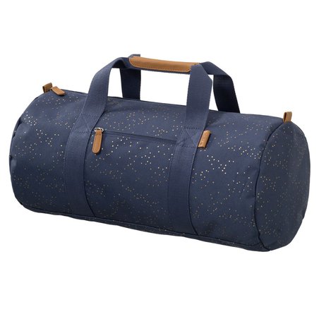 Fresk Torba Weekend bag Złote kropki Indigo FRESK