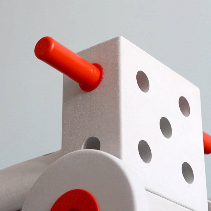 MODU - zestaw 4 piankowych kół, czerwone