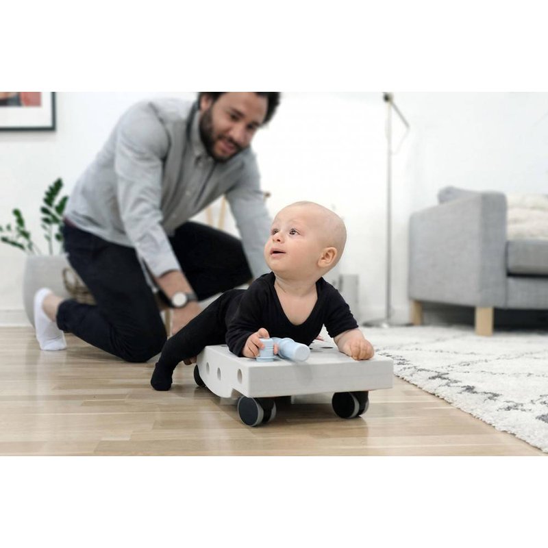 MODU Curiosity kit 4in1 - Kreatywne klocki rozwijające motorykę dużą, czerwony