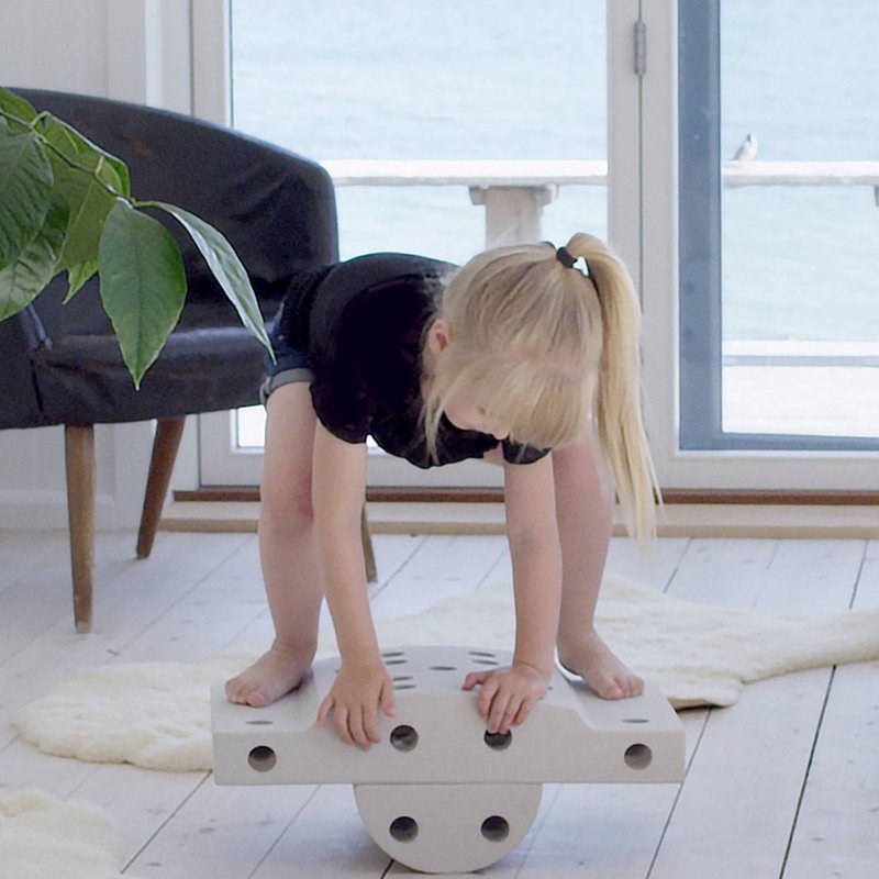 MODU Curiosity kit 4in1 - Kreatywne klocki rozwijające motorykę dużą, czerwony