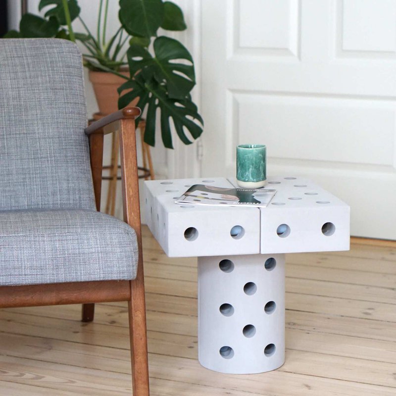 MODU Curiosity kit 4in1 - Kreatywne klocki rozwijające motorykę dużą, czerwony