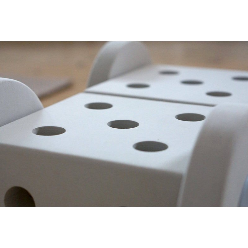 MODU Curiosity kit 4in1 - Kreatywne klocki rozwijające motorykę dużą, czerwony