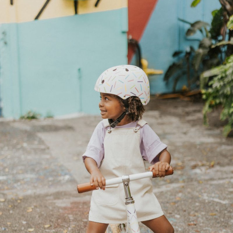 Banwood dziecięcy kask rowerowy Marest Allegra white BANWOOD