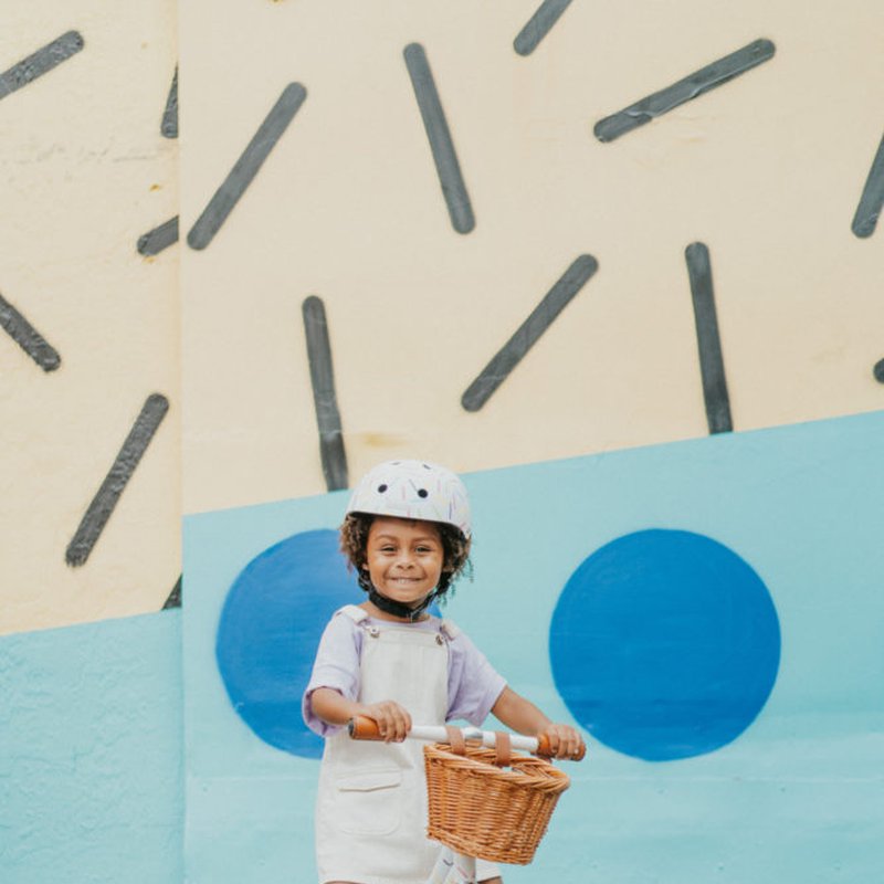 Banwood dziecięcy kask rowerowy Marest Allegra white BANWOOD