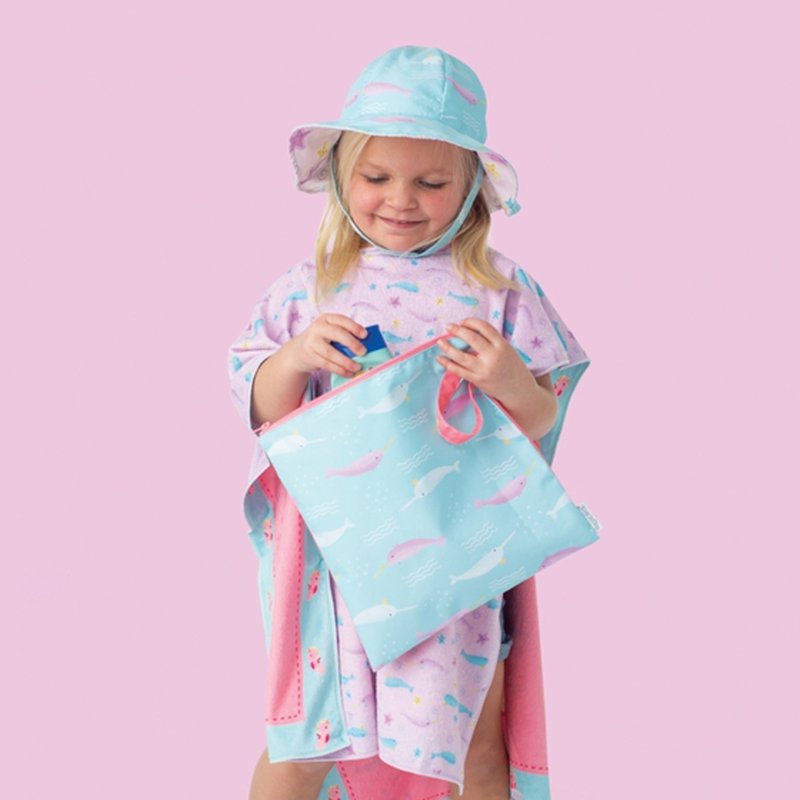 FlapJack Dwustronny Kapelusz Przeciwsłoneczny Narwal/Rozgwiazda S