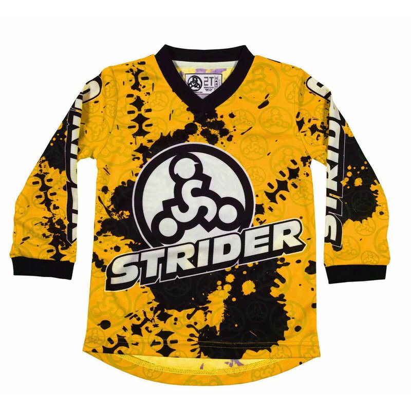 Strider koszulka rowerowa żółta - 3 lata strider