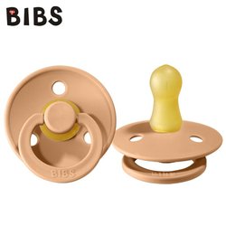 BIBS PEACH S Smoczek Uspokajający kauczuk Hevea