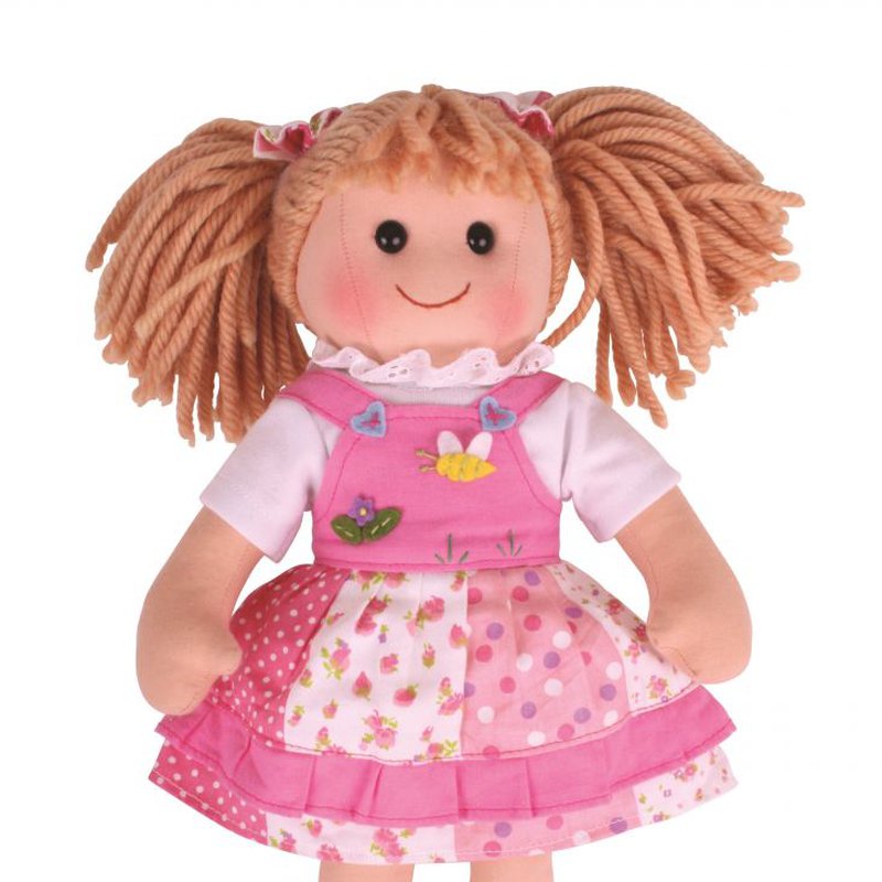 Bigjigs - Duża lalka szmaciana Hania