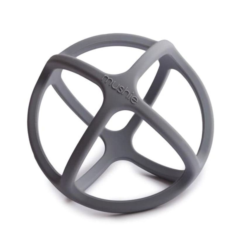 Mushie - Gryzak sensoryczny 3D silikonowy BALL Dove Grey mushie
