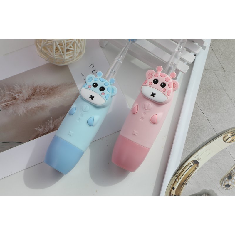 InnoGIO Soniczna Szczoteczka do zębów dla dzieci GIOgiraffe niebieska GIO-450BLUE