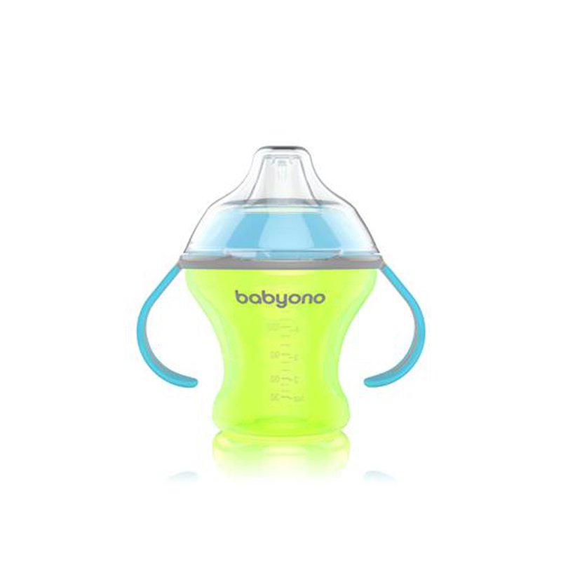 BABYONO - 1456 Kubek niekapek z miękkim ustnikiem NATURAL NURSING 180ml