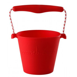 Funkit world - Składane wiaderko do wody i piasku Scrunch Bucket - Czerwony