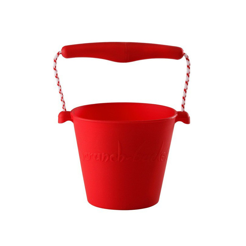 Funkit world - Składane wiaderko do wody i piasku Scrunch Bucket - Czerwony