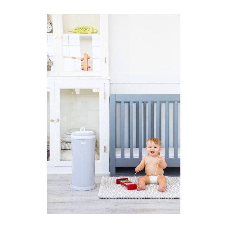 Ubbi Stalowy Kosz na Pieluchy Grey