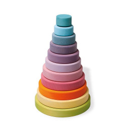 Wieża stożkowa 0+, pastelowa, Grimm's