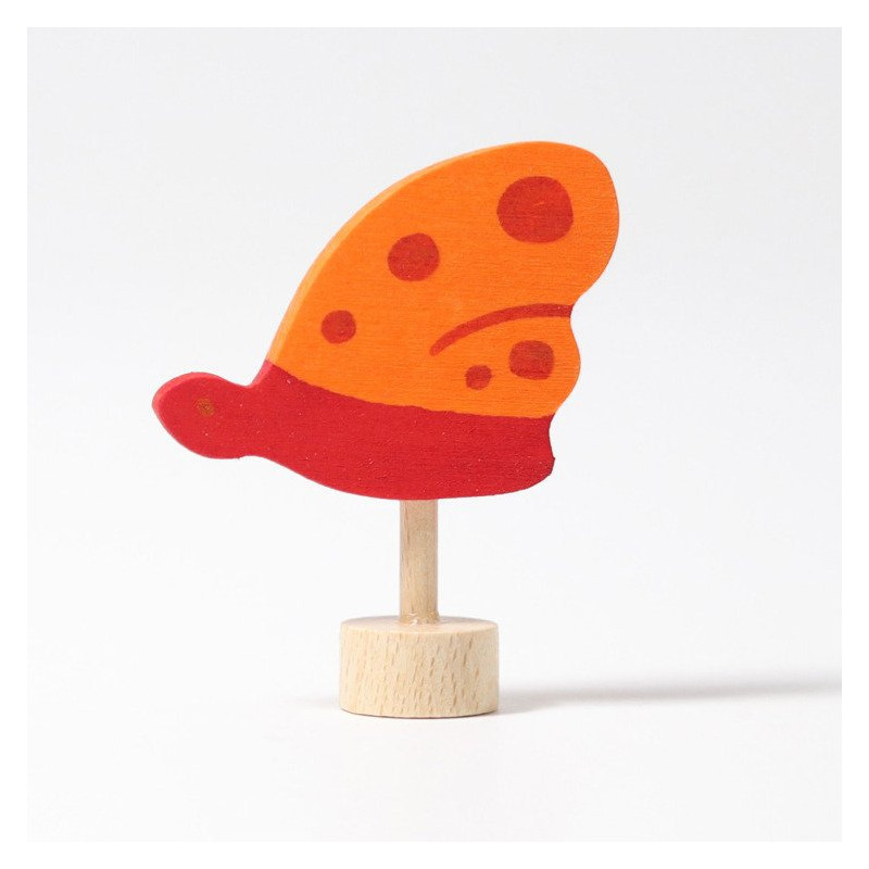 Drewniana figurka, Pomarańczowy Motyl, Grimm's