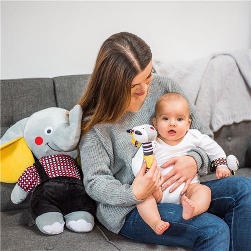 BABYONO - 635 Grzechotka na rączkę PANDA ARCHIE C-MORE COLLECTION