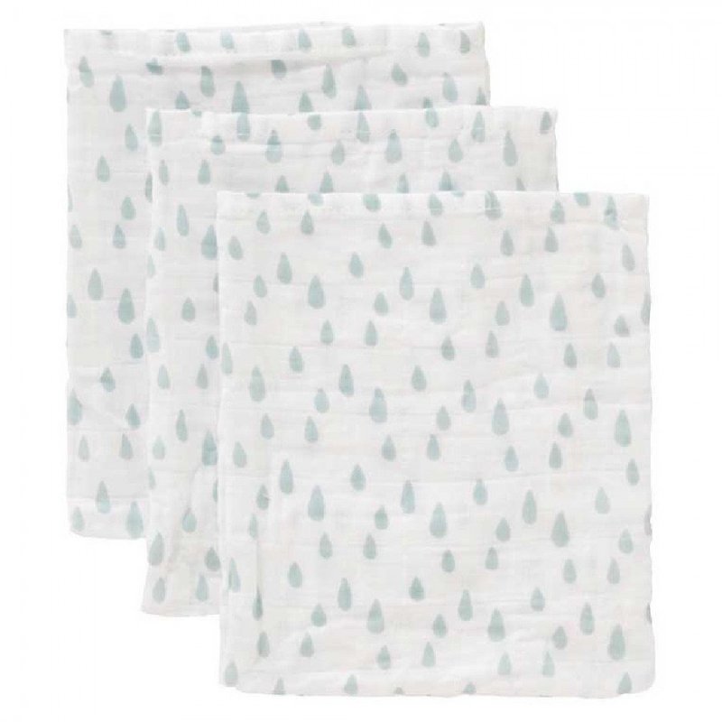 Fresk Myjki zestaw 3 szt. Kropelki Blue FRESK