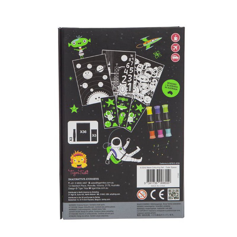Tiger Tribe® - Zestaw Plastyczny: Neonowy Kosmos