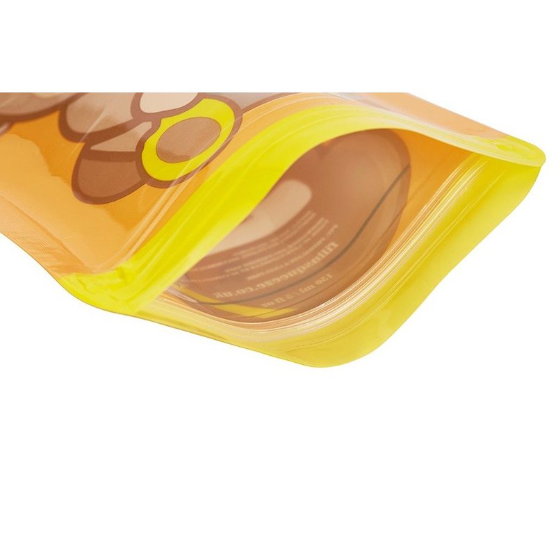 Fill n Squeeze - Saszetki wielorazowe z podwójnym zipem 6 szt., Wesoła Małpka, Fill'n Squeeze