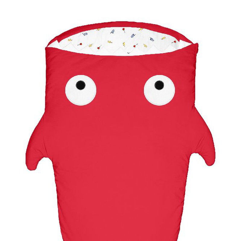 Baby Bites Śpiworek letni Shark (2-6 lat) Red BABY BITES