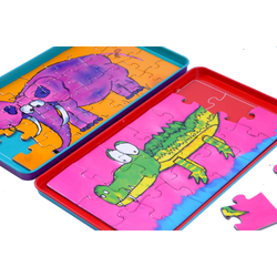 Gra magnetyczna The Purple Cow - Puzzle