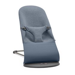 BABYBJORN - leżaczek BLISS 3D Jersey - Niebieski