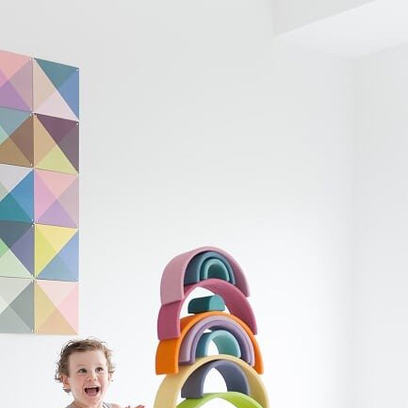 Deska do balansowania Original Bamboo z filcem, Forest, Wobbel