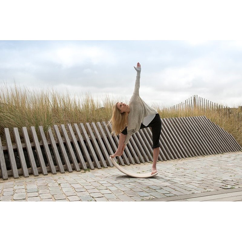 Deska do balansowania Original Bamboo z filcem, Forest, Wobbel