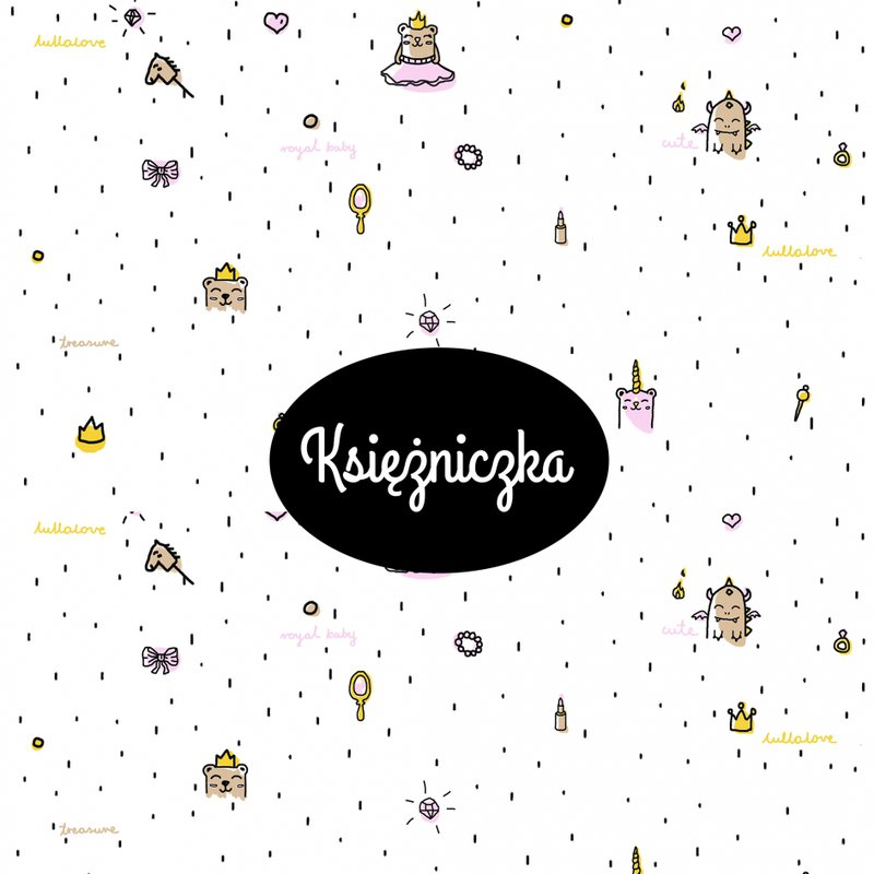 LullaLove, Otulacz muślinowy 100x100 Księżniczka