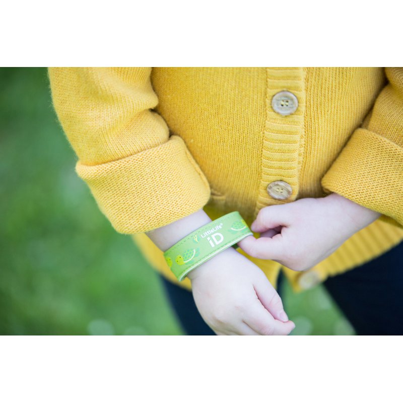 Neoprenowa opaska informacyjna ID LittleLife - Żółw