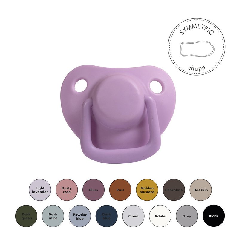 Filibabba Smoczki 2 szt. 0m+ Light Lavender FILIBABBA
