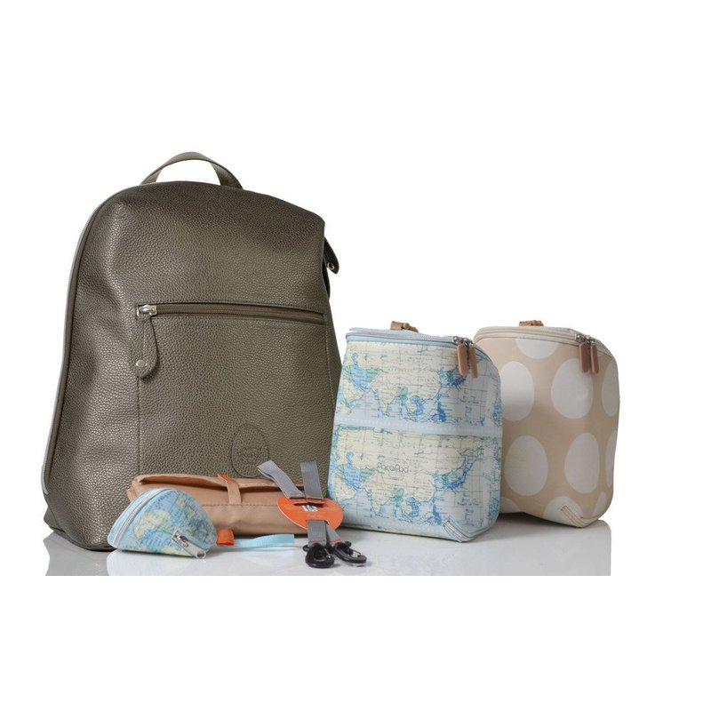 Plecak dla mamy Hartland, cynowa, PacaPod