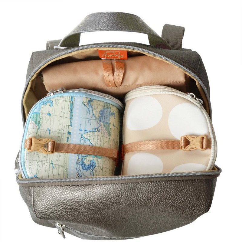 Plecak dla mamy Hartland, cynowa, PacaPod