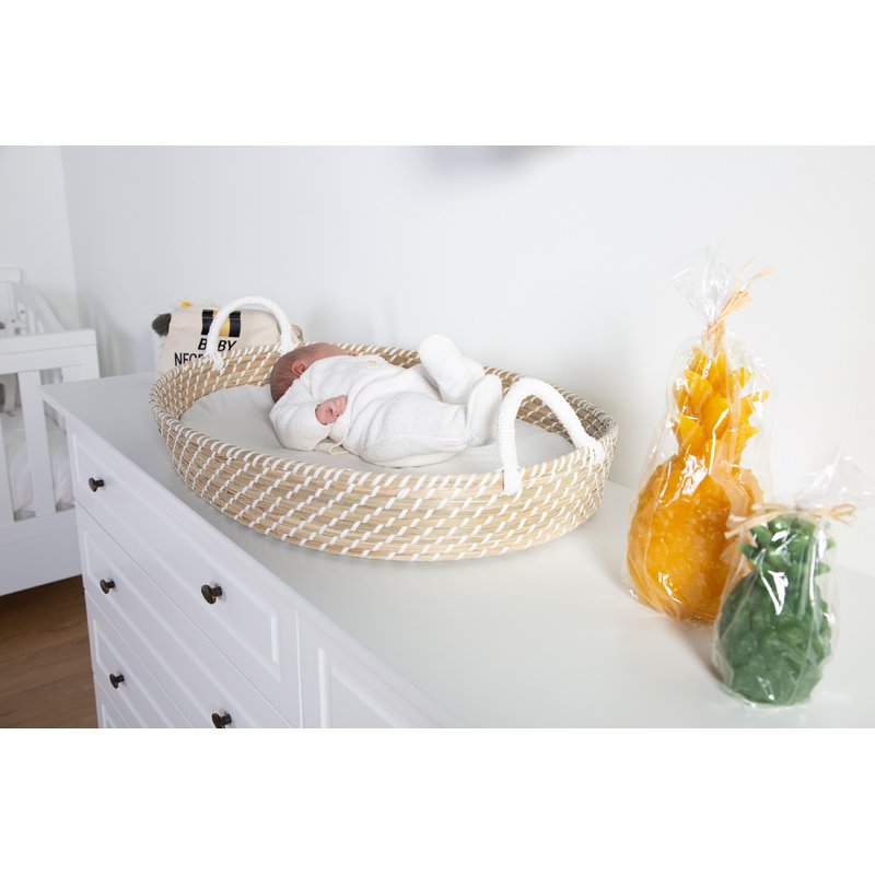CHILDHOME - Kosz do przewijania z materacykiem 73 x 50 cm