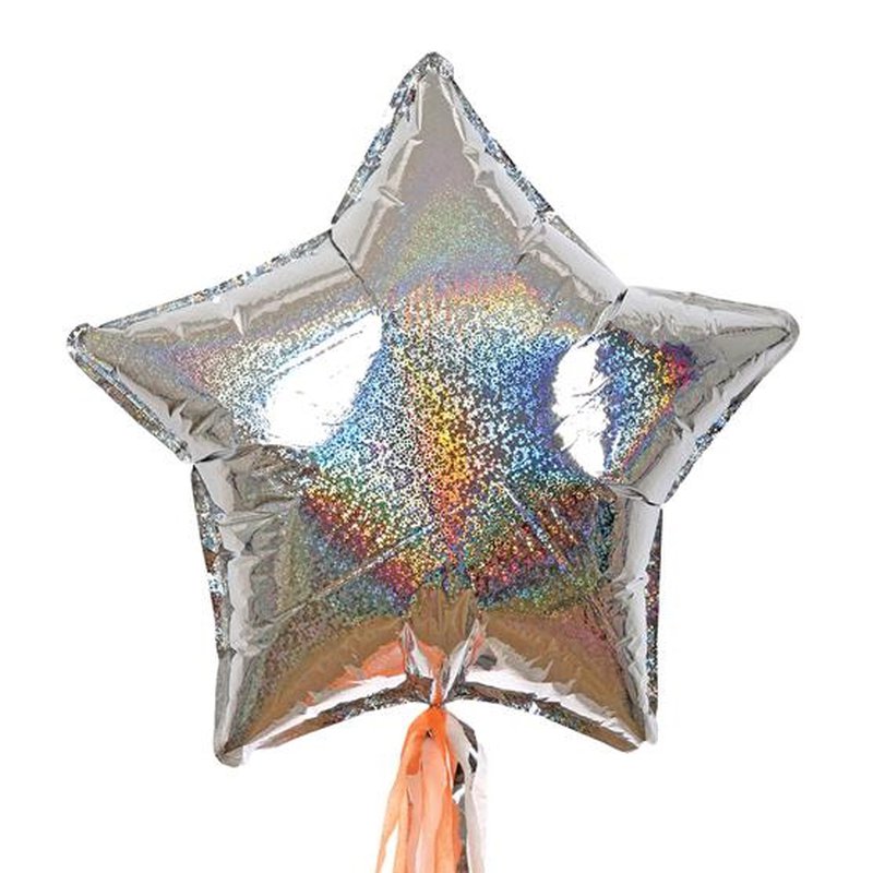 Meri Meri - Zestaw balonów Gwiazda srebrna