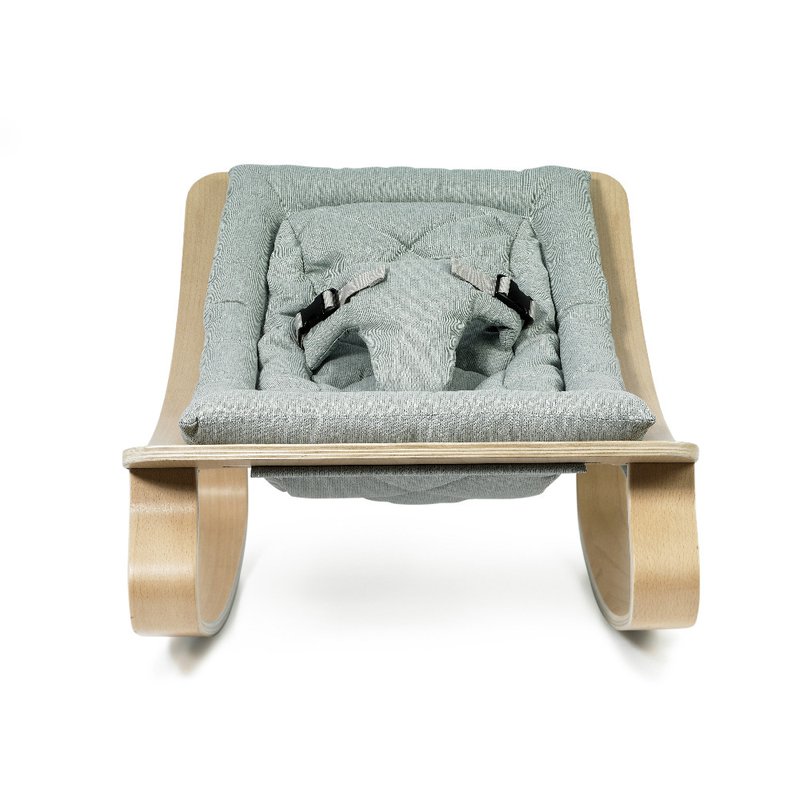 Charlie Crane Leżaczek Levo buk Aruba Blue CHARLIE CRANE