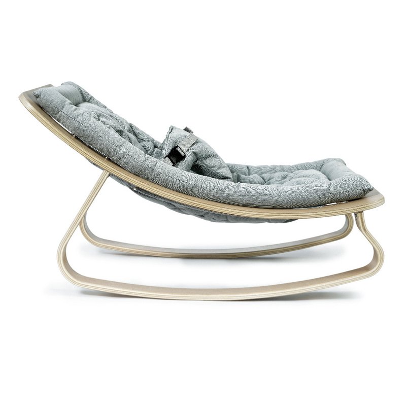 Charlie Crane Leżaczek Levo buk Aruba Blue CHARLIE CRANE