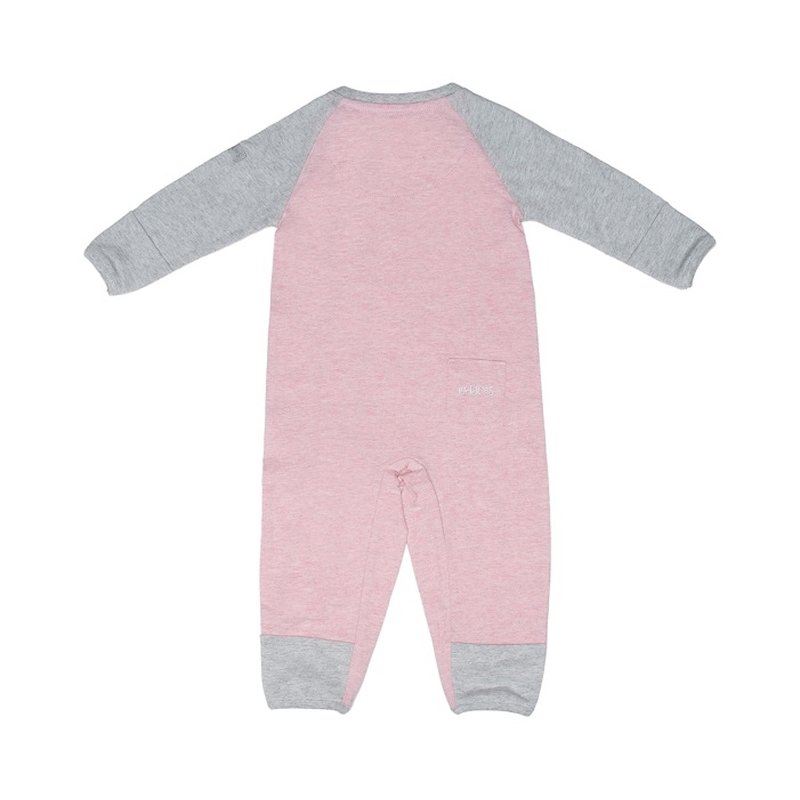 Juddlies Organic Raglan Pajacyk Pink S