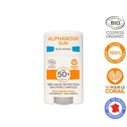 Alphanova Sun, Krem z filtrem w sztyfcie, SPF50+, Blue Whale, 12 g ALPHANOVA SUN
