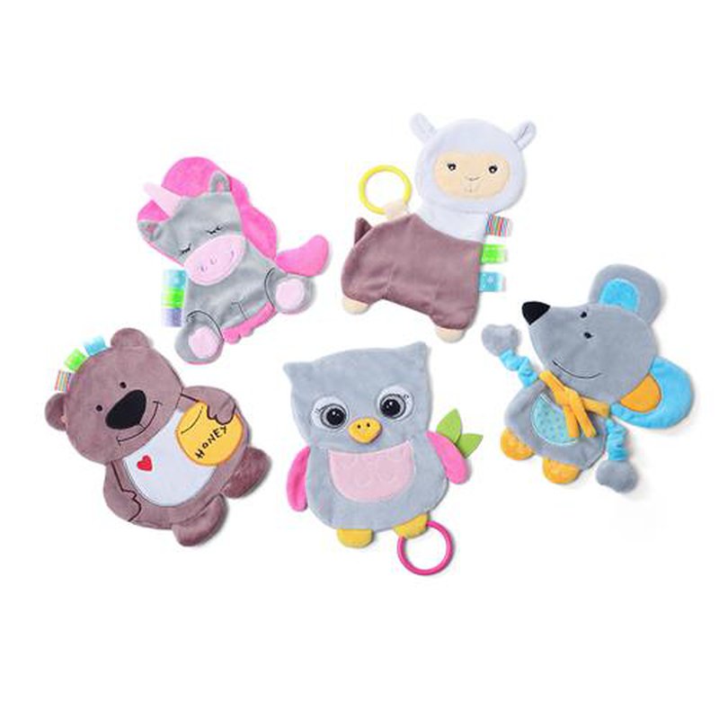 BABYONO - 445 Przytulanka dla niemowląt FLAT MOUSE KIRSTIN FLAT FELLOWS