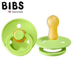 BIBS LIME M Smoczek Uspokajający kauczuk Hevea
