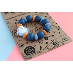 Mimijo - Gryzak z niebieskim pingwinkiem