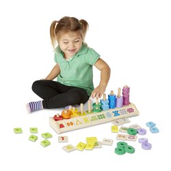 Melissa&Doug® - Melissa & Doug - Układanka nauka liczenia kształty i kolory